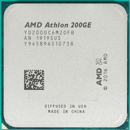 Процессор AMD Athlon 200GE, AM4,  OEM [yd200gc6m2ofb]